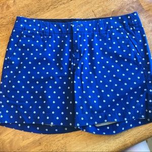 Blue Polka Dot Shorts 4” - TO BE DONATED